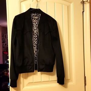 Straight To Hell "Rusty James"unisex velvet bomber jacket, Size XS.